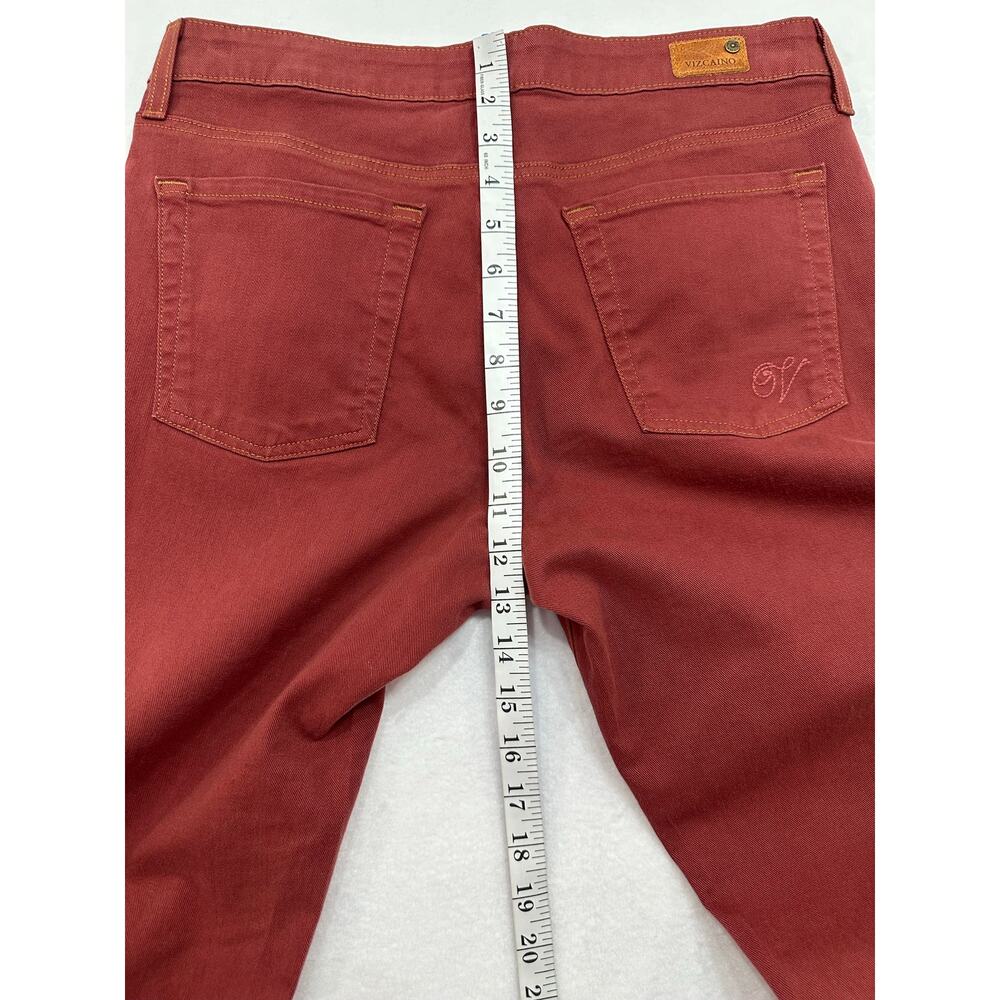 NWT Vizcaino Premium Peruvian Connection St. Tropez Jeans Size 30 Red Tapered - Picture 11 of 15